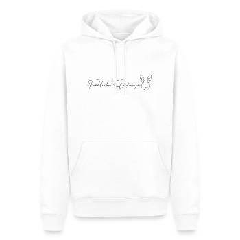 Fröhliche Ostertage 🐰🌸 - Männer Premium Bio Hoodie - Weiß - Vorne - Nico (187cm)