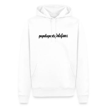papalapap und firlefanz - Männer Premium Bio Hoodie - Weiß - Vorne - Nico (187cm)