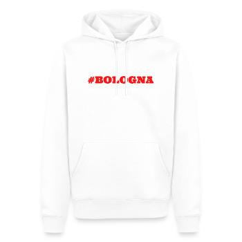 #Bologna Italien - Männer Premium Bio Hoodie - Weiß - Vorne - Nico (187cm)