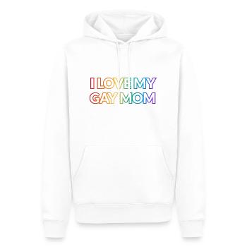 Ich liebe meine schwule Mutter - Männer Premium Bio Hoodie - Weiß - Vorne - Nico (187cm)