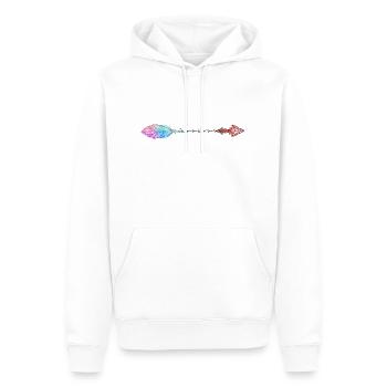 Tattoo Tattoo Tribal Tattoos Krieger Kunst - Männer Premium Bio Hoodie - Weiß - Vorne - Nico (187cm)