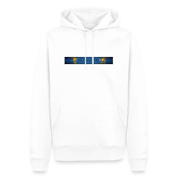 Rave Maschine - Männer Premium Bio Hoodie - Weiß - Vorne - Nico (187cm)