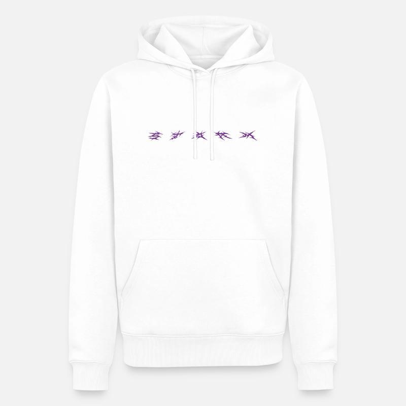 STORM BASIC T-SHIRT - Männer Premium Bio Hoodie - Weiß