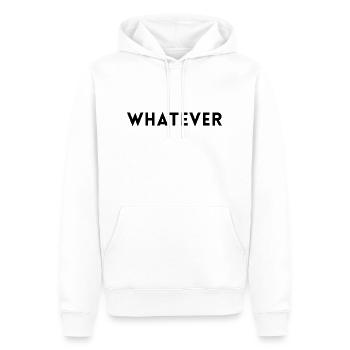 whatever - Männer Premium Bio Hoodie - Weiß - Vorne - Nico (187cm)