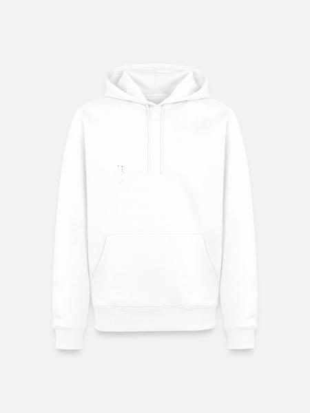 Mohnblumen Simpel - Männer Premium Bio Hoodie - Weiß
