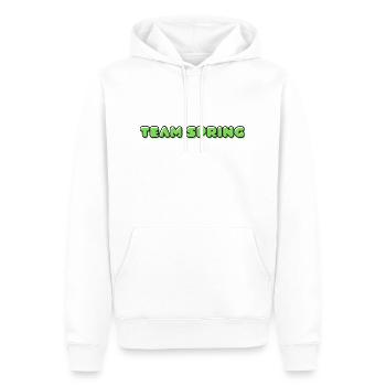 TEAM SPRING - Sweat à capuche Premium bio Homme - blanc - Devant - Nico (187cm)