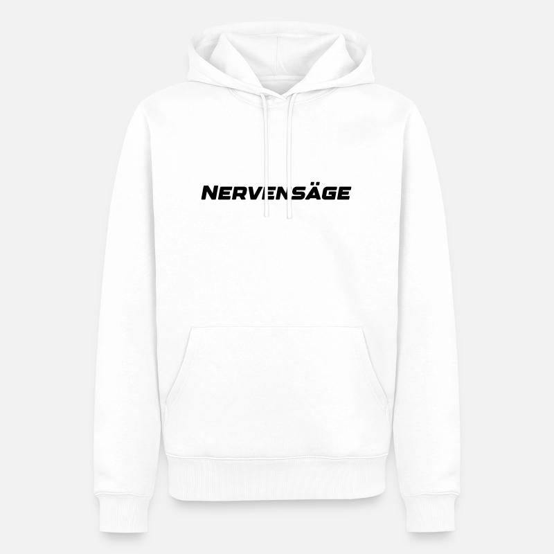 peste - Sweat à capuche Premium bio Homme - blanc