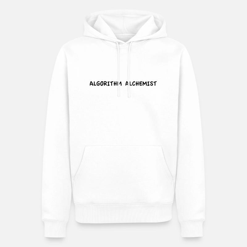 Algorithim, Alchimiste - Sweat à capuche Premium bio Homme - blanc