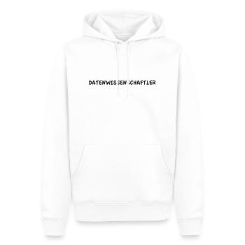 Scientifique des données - Sweat à capuche Premium bio Homme - blanc - Devant - Nico (187cm)