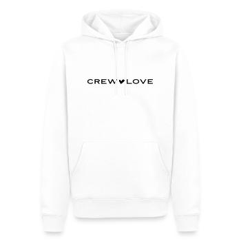 Teamliebe, Team, Mannschaft, Sport, Crew - Männer Premium Bio Hoodie - Weiß - Vorne - Nico (187cm)