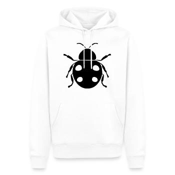 Ladybug - Men’s Premium Organic Hoodie - white - Front - Nico (187cm)