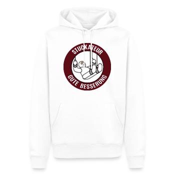Gute Besserung Stuckateur Alles Gute Gesundheit - Männer Premium Bio Hoodie - Weiß - Vorne - Nico (187cm)