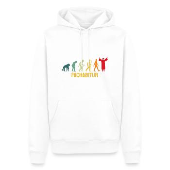 Fachabi Für dieses Shirt Musste Ich Lange Lernen - Männer Premium Bio Hoodie - Weiß - Vorne - Nico (187cm)