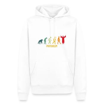 Physikum geschafft!!! Medizinstudent Universität - Männer Premium Bio Hoodie - Weiß - Vorne - Nico (187cm)