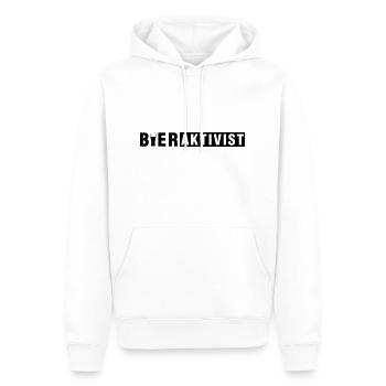 Bieraktivist - Männer Premium Bio Hoodie - Weiß - Vorne - Nico (187cm)