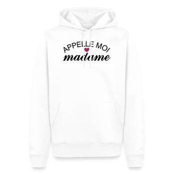 Appelle Moi Madame - Sweat à capuche Premium bio Homme - blanc - Devant - Nico (187cm)