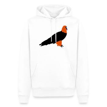 Bearded NEW - Men’s Premium Organic Hoodie - white - Front - Nico (187cm)