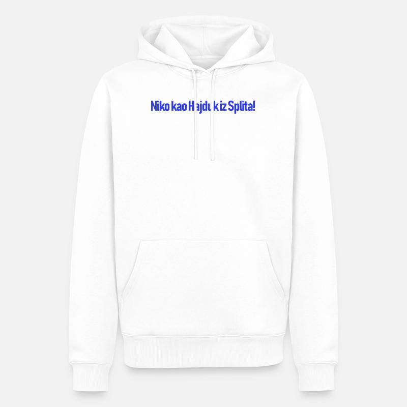 Hajduk Split Torcida - Männer Premium Bio Hoodie - Weiß