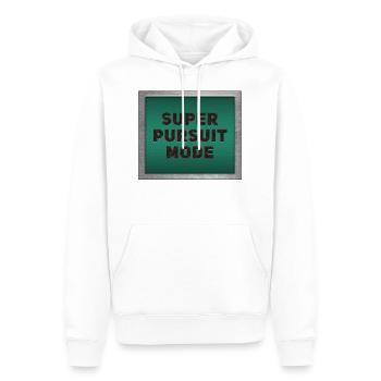 Super Pursuit Fashion - Sweat à capuche Premium bio Homme - blanc - Devant - Nico (187cm)