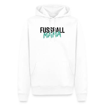 Fußball Mama Fan Geschenk - Männer Premium Bio Hoodie - Weiß - Vorne - Nico (187cm)