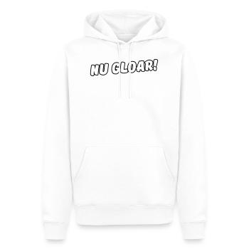 nugloar - sächsisch - Männer Premium Bio Hoodie - Weiß - Vorne - Nico (187cm)