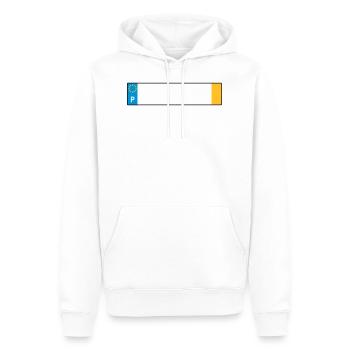 portugal plate g1 - Men’s Premium Organic Hoodie - white - Front - Nico (187cm)