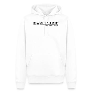 Wischer - Männer Premium Bio Hoodie - Weiß - Vorne - Nico (187cm)