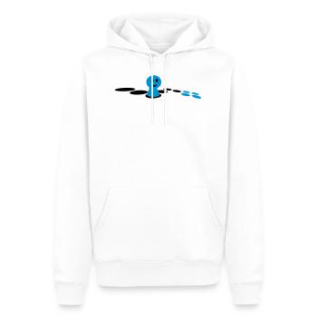 Jeu de société / jeu de société (2c) - Sweat à capuche Premium bio Homme - blanc - Devant - Nico (187cm)