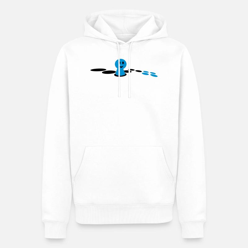 Brettspiel / Boardgame (2c) - Männer Premium Bio Hoodie - Weiß