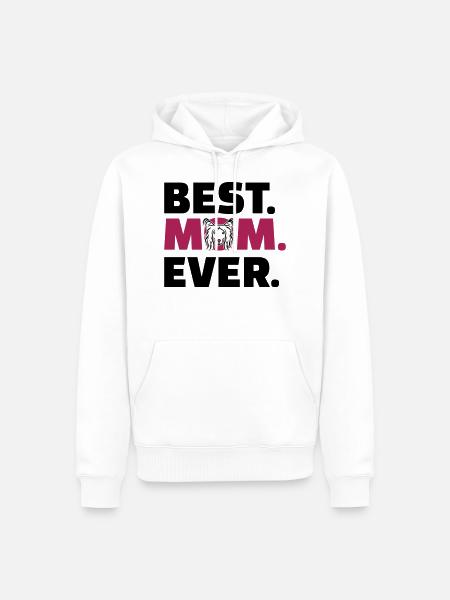Chinese Crested - Men’s Premium Organic Hoodie - white