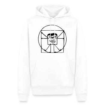 Cube-O-nardo - Männer Premium Bio Hoodie - Weiß - Vorne - Nico (187cm)
