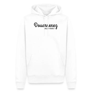 Bretagne - Douarnenez dalc'h verrückt! - Männer Premium Bio Hoodie - Weiß - Vorne - Nico (187cm)