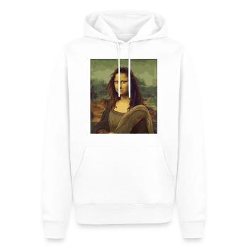 Monday Lisa Mona Lisa zerzaust Humor Kunst Montag - Männer Premium Bio Hoodie - Weiß - Vorne - Nico (187cm)