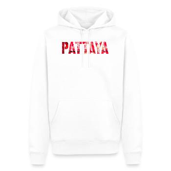 Pattaya City Thailand Asia Travel Party - Sweat à capuche Premium bio Homme - blanc - Devant - Nico (187cm)