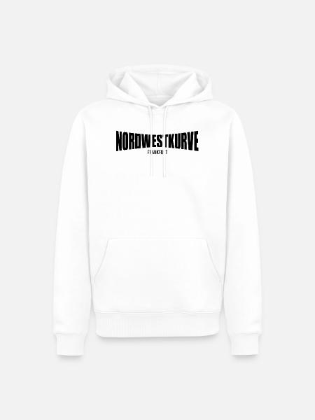 Nordwestkurve Frankfurt - Männer Premium Bio Hoodie - Weiß