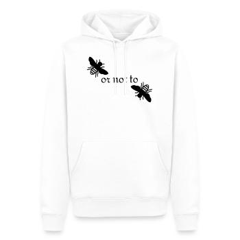 Bee or not to Bee - Männer Premium Bio Hoodie - Weiß - Vorne - Nico (187cm)