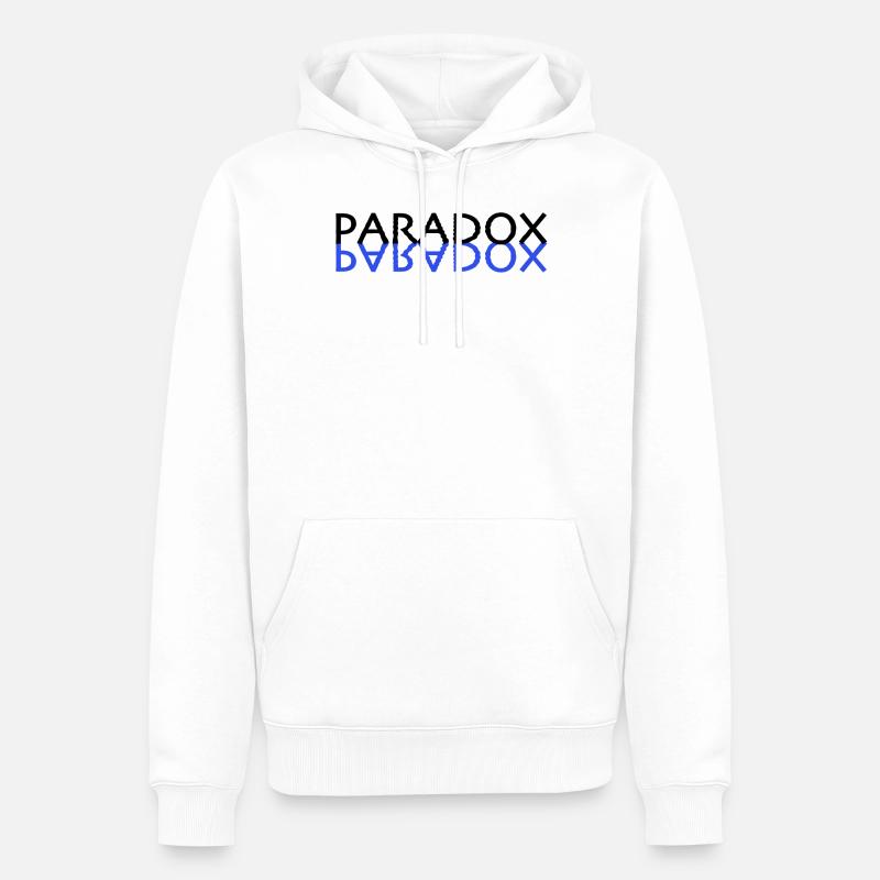 PARADOX - Männer Premium Bio Hoodie - Weiß