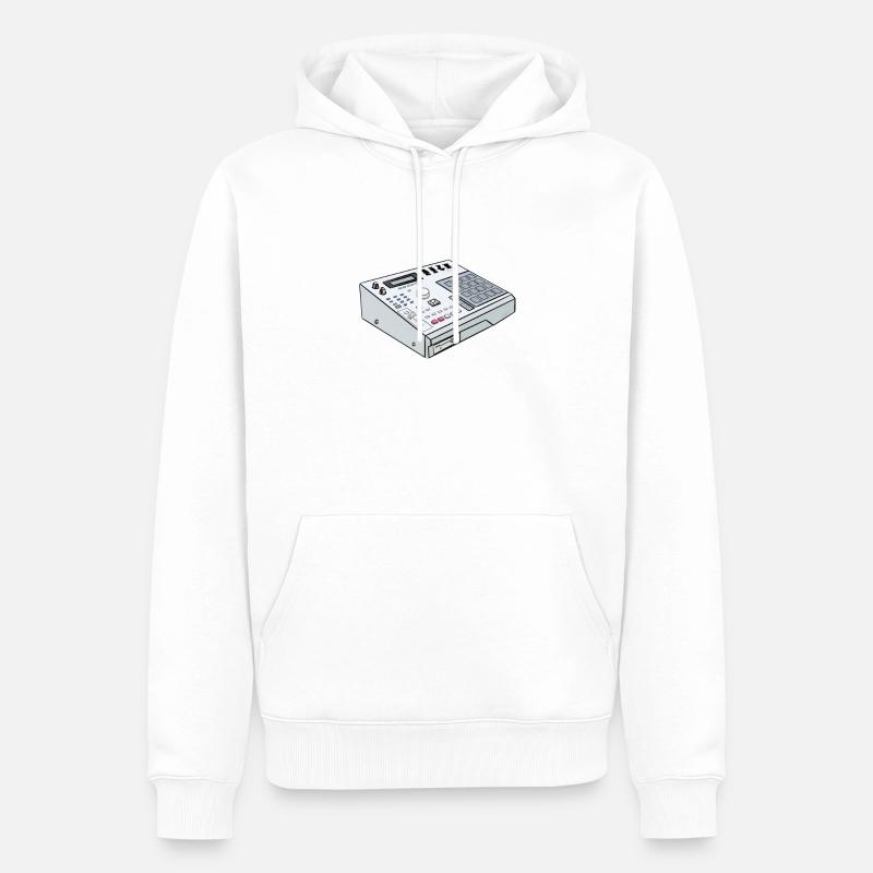 MPC Beatmachine - Männer Premium Bio Hoodie - Weiß