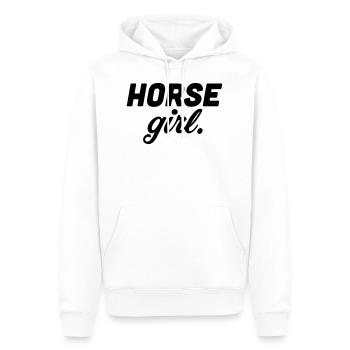 horse girl horse woman - Männer Premium Bio Hoodie - Weiß - Vorne - Nico (187cm)