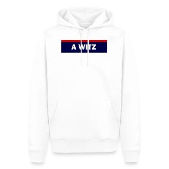 Polizei Spruch Dialekt Witz - Männer Premium Bio Hoodie - Weiß - Vorne - Nico (187cm)