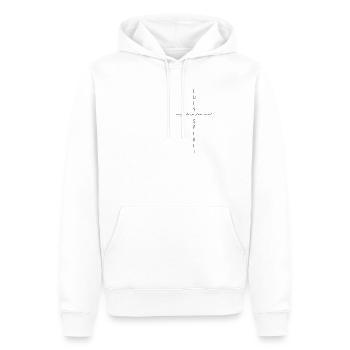 ESPRIT SAINT - Sweat à capuche Premium bio Homme - blanc - Devant - Nico (187cm)
