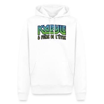 Kabyle und stolz zu sein - Männer Premium Bio Hoodie - Weiß - Vorne - Nico (187cm)