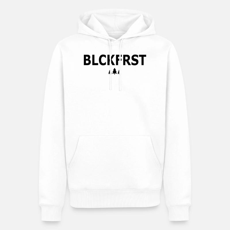 blckfrst - Männer Premium Bio Hoodie - Weiß