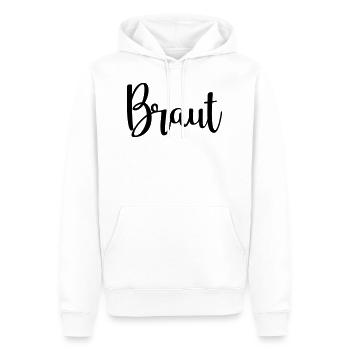 Braut - Männer Premium Bio Hoodie - Weiß - Vorne - Nico (187cm)