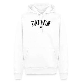 Darwin Australie Down Under Kangaroo Koala Outback - Sweat à capuche Premium bio Homme - blanc - Devant - Nico (187cm)