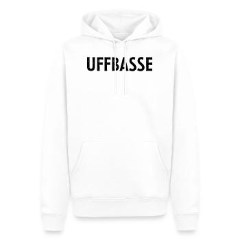 Uffbasse Pfalz - Männer Premium Bio Hoodie - Weiß - Vorne - Nico (187cm)