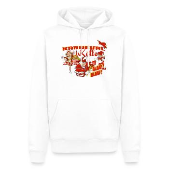Carnaval à Kölle - Kölle alaaf Kölle alaaf - Sweat à capuche Premium bio Homme - blanc - Devant - Nico (187cm)
