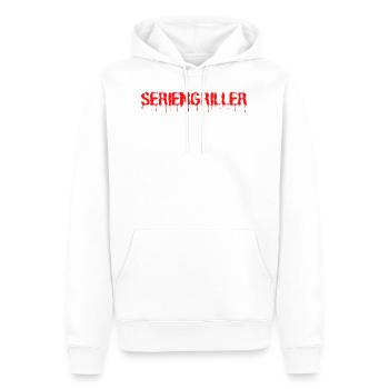 SERIENGRILLER - Grill Design - Männer Premium Bio Hoodie - Weiß - Vorne - Nico (187cm)