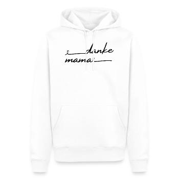 Mama Danke Muttertag Herz Mutter Tag Mami - Männer Premium Bio Hoodie - Weiß - Vorne - Nico (187cm)