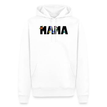 Mama - Men’s Premium Organic Hoodie - white - Front - Nico (187cm)